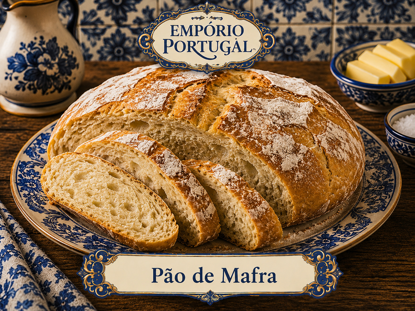 Foto de Pão de Mafra - receita portuguesa tradicional