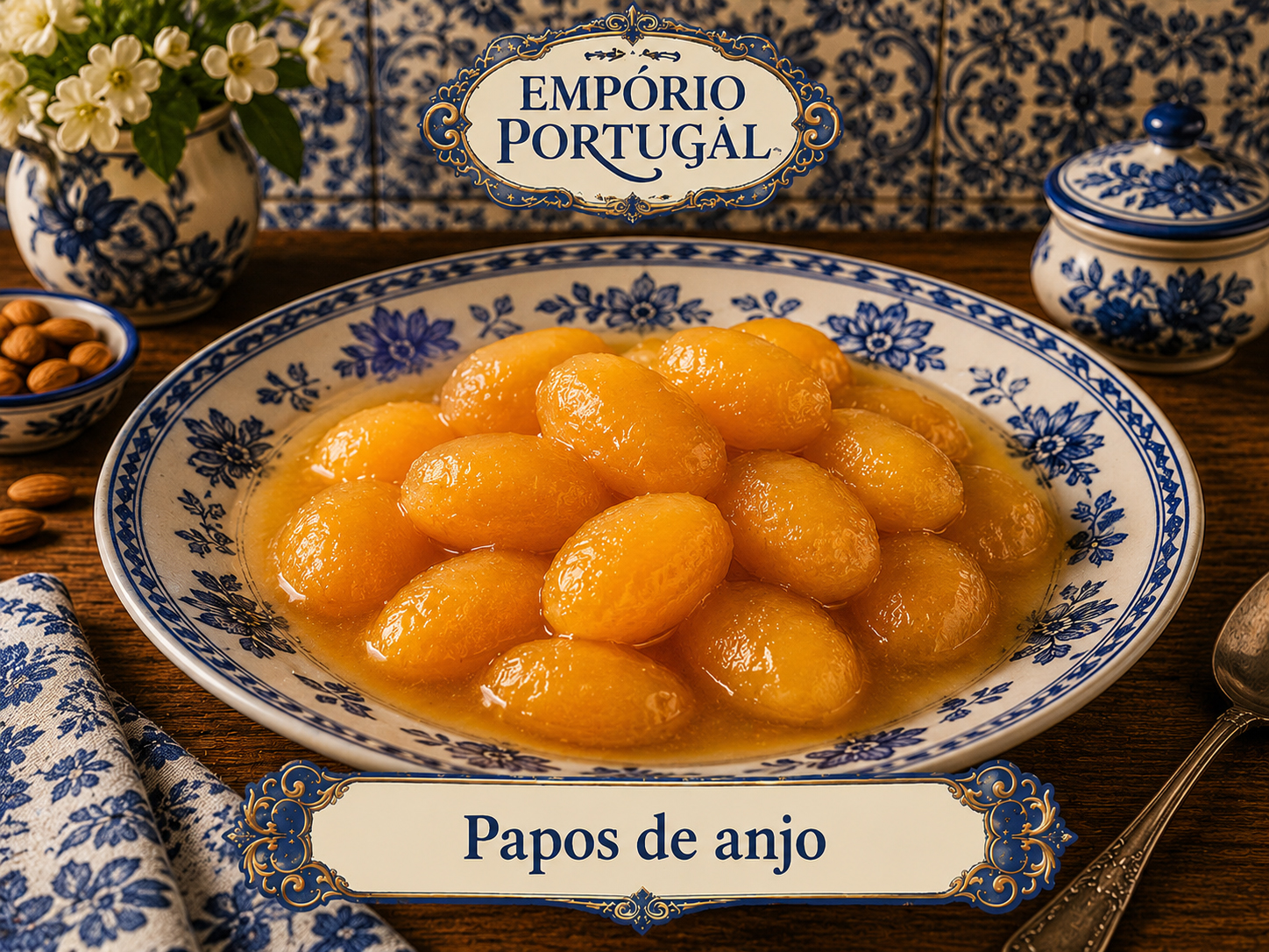Foto de Papos de anjo - doce portugues tradicional