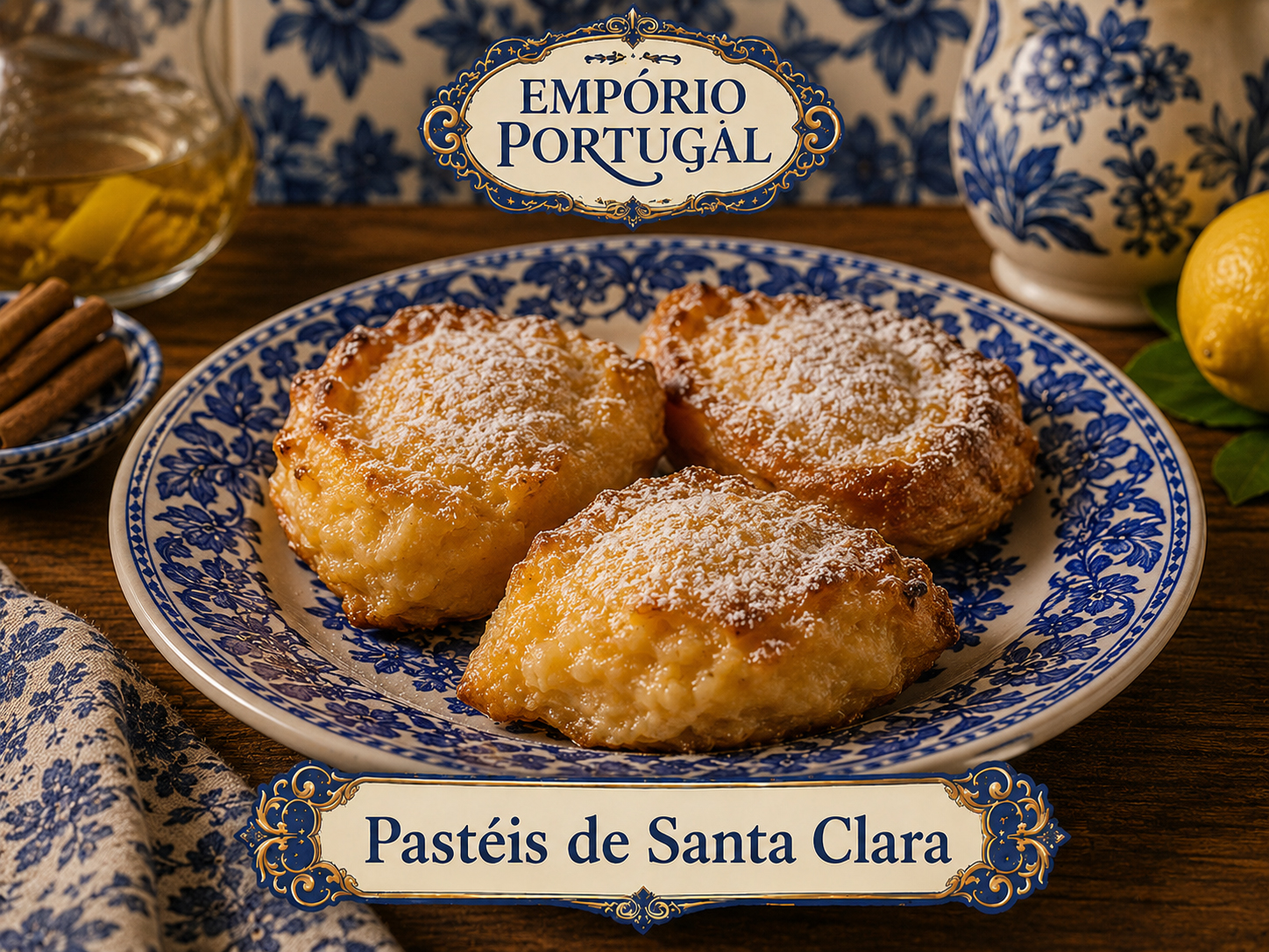 Foto de Pastéis de Santa Clara - doce portugues tradicional