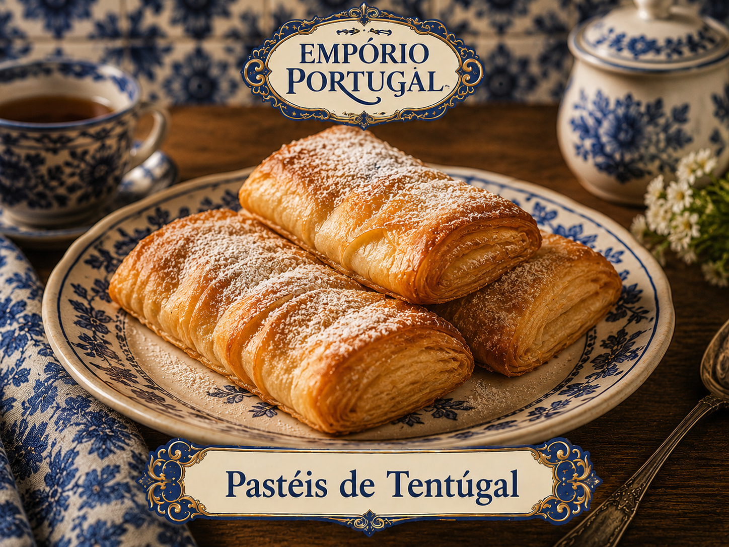 Foto de Pastéis de Tentúgal - doce portugues tradicional