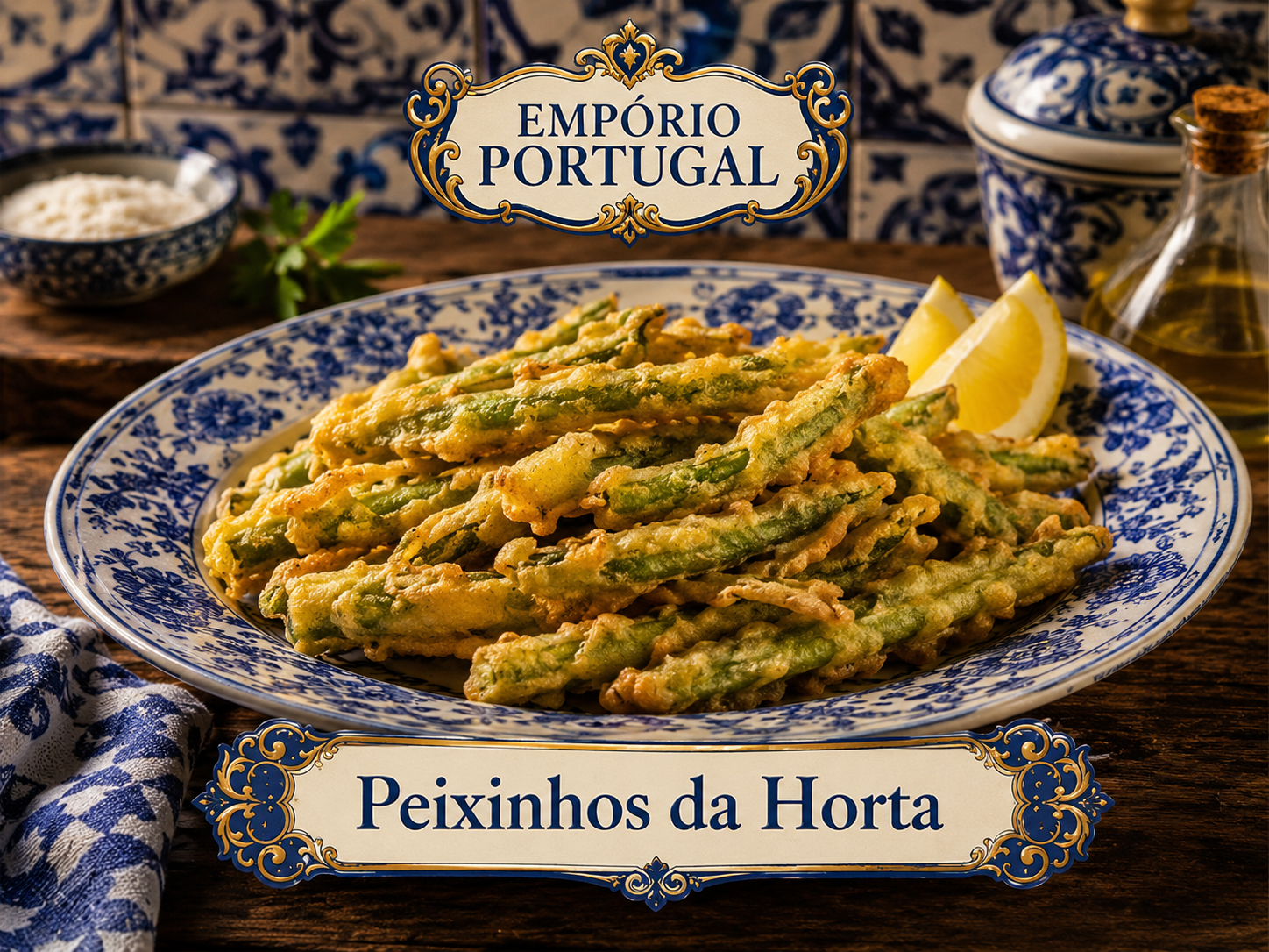 Foto de Peixinhos da horta - receita portuguesa tradicional