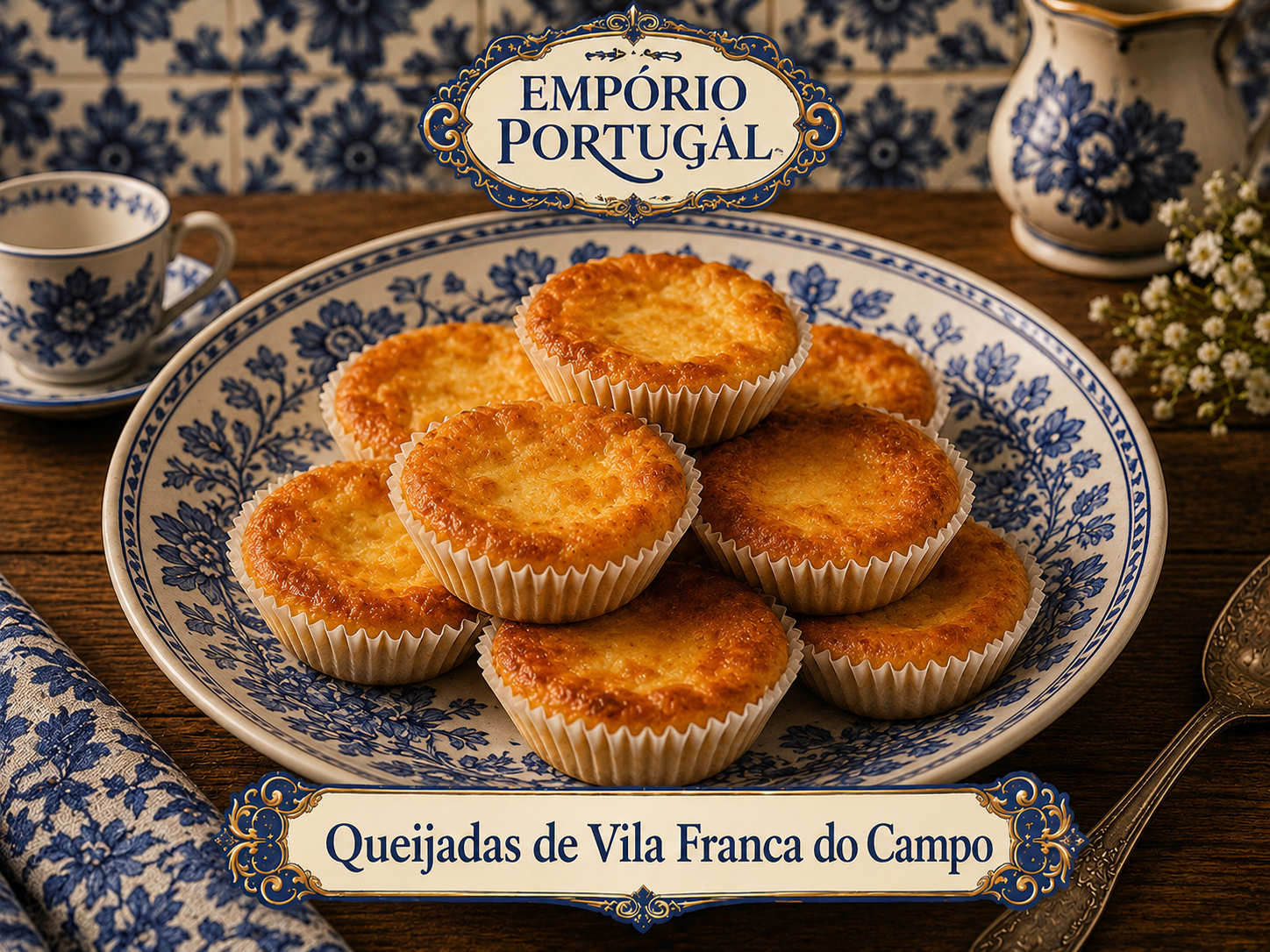Foto de Queijadas de Vila Franca do Campo - doce portugues tradicional