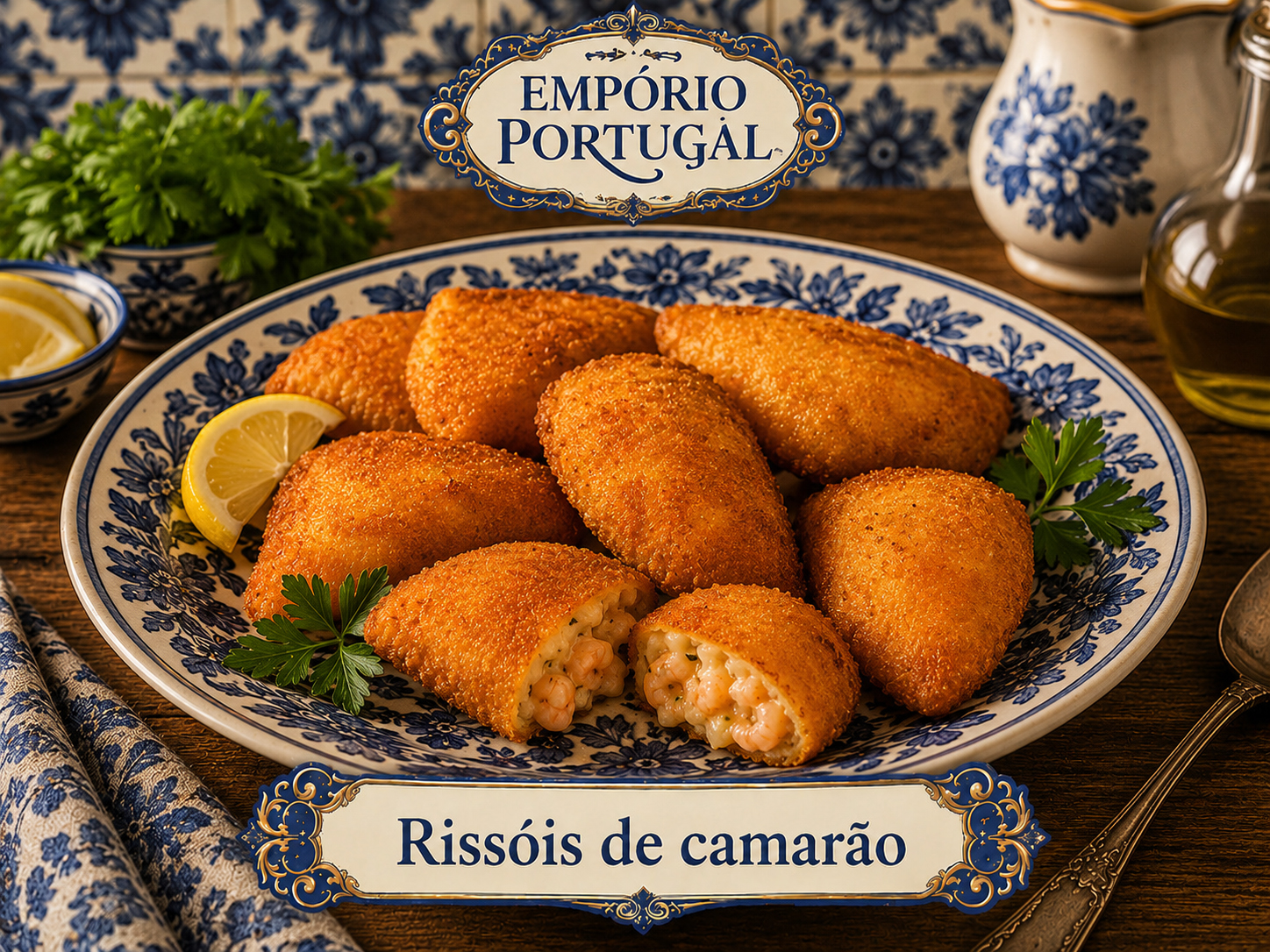 Foto de Rissóis de camarão - receita portuguesa tradicional