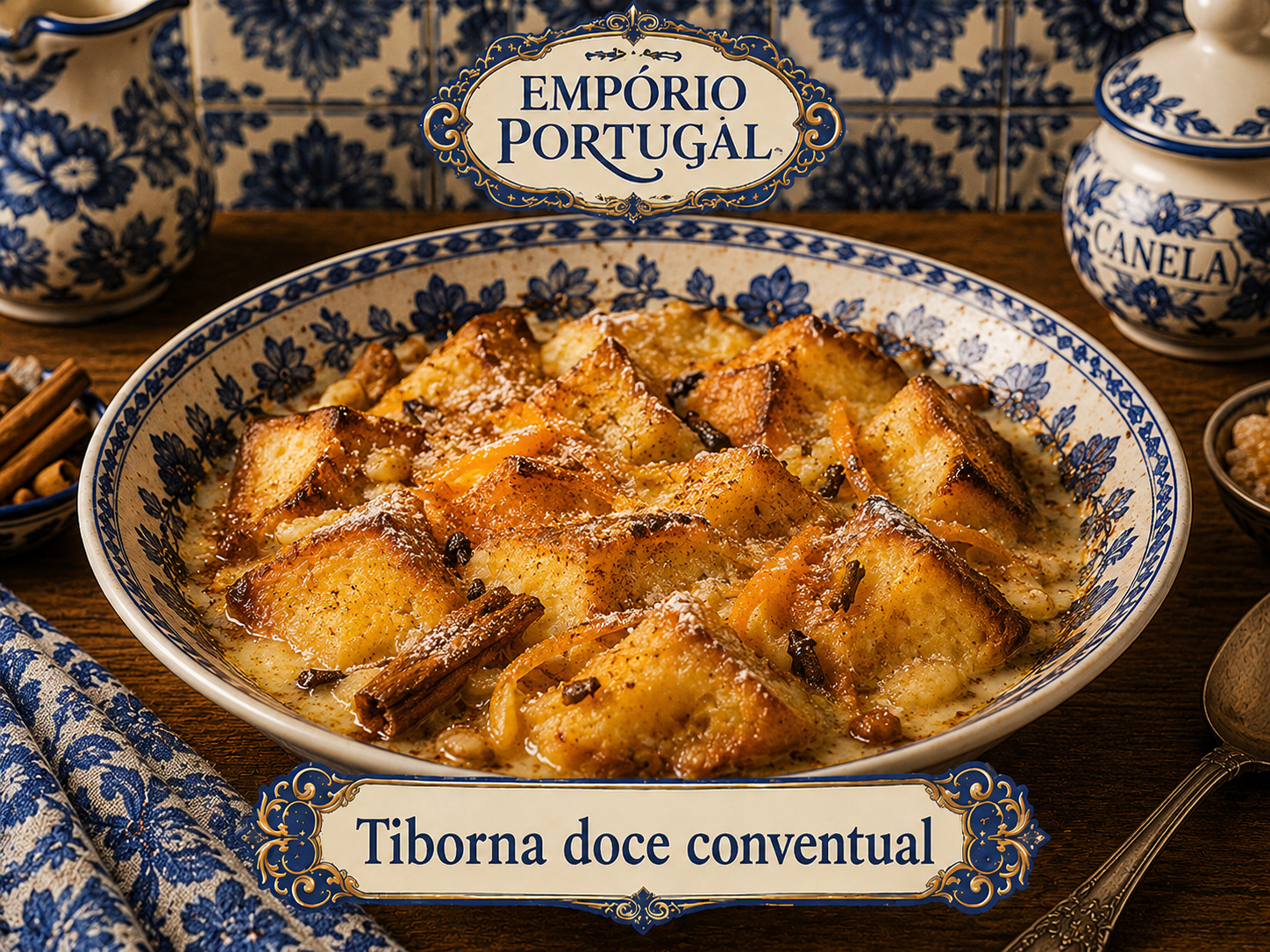 Foto de Tiborna doce conventual - doce portugues tradicional