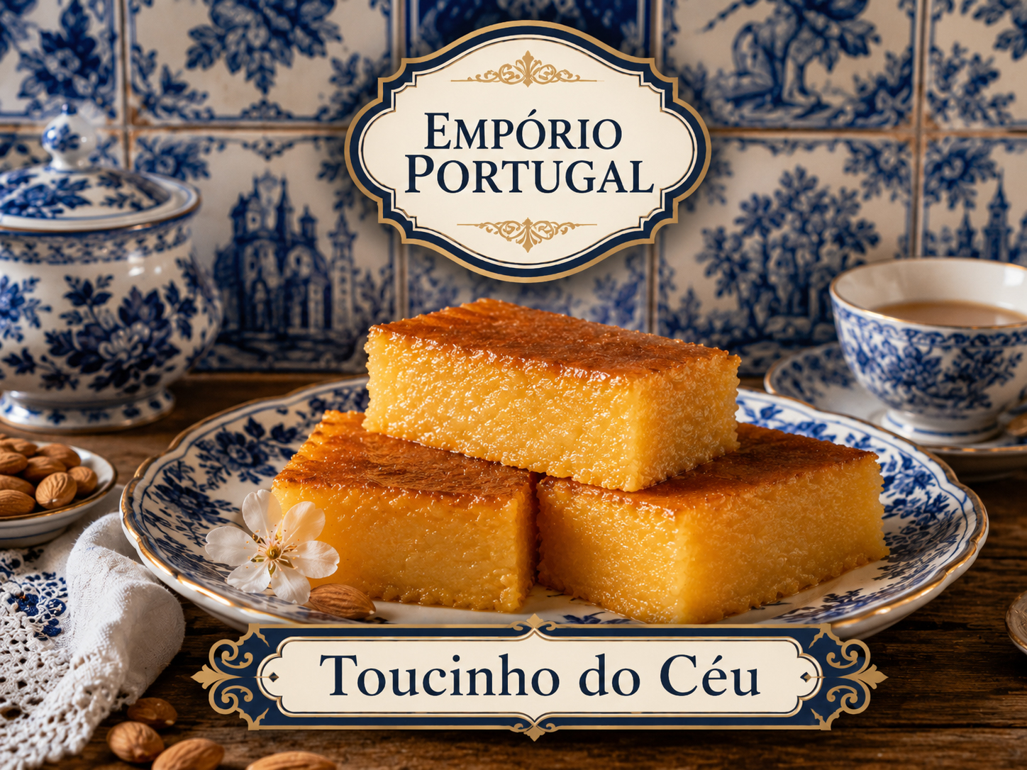 Foto de Toucinho do céu - doce portugues tradicional