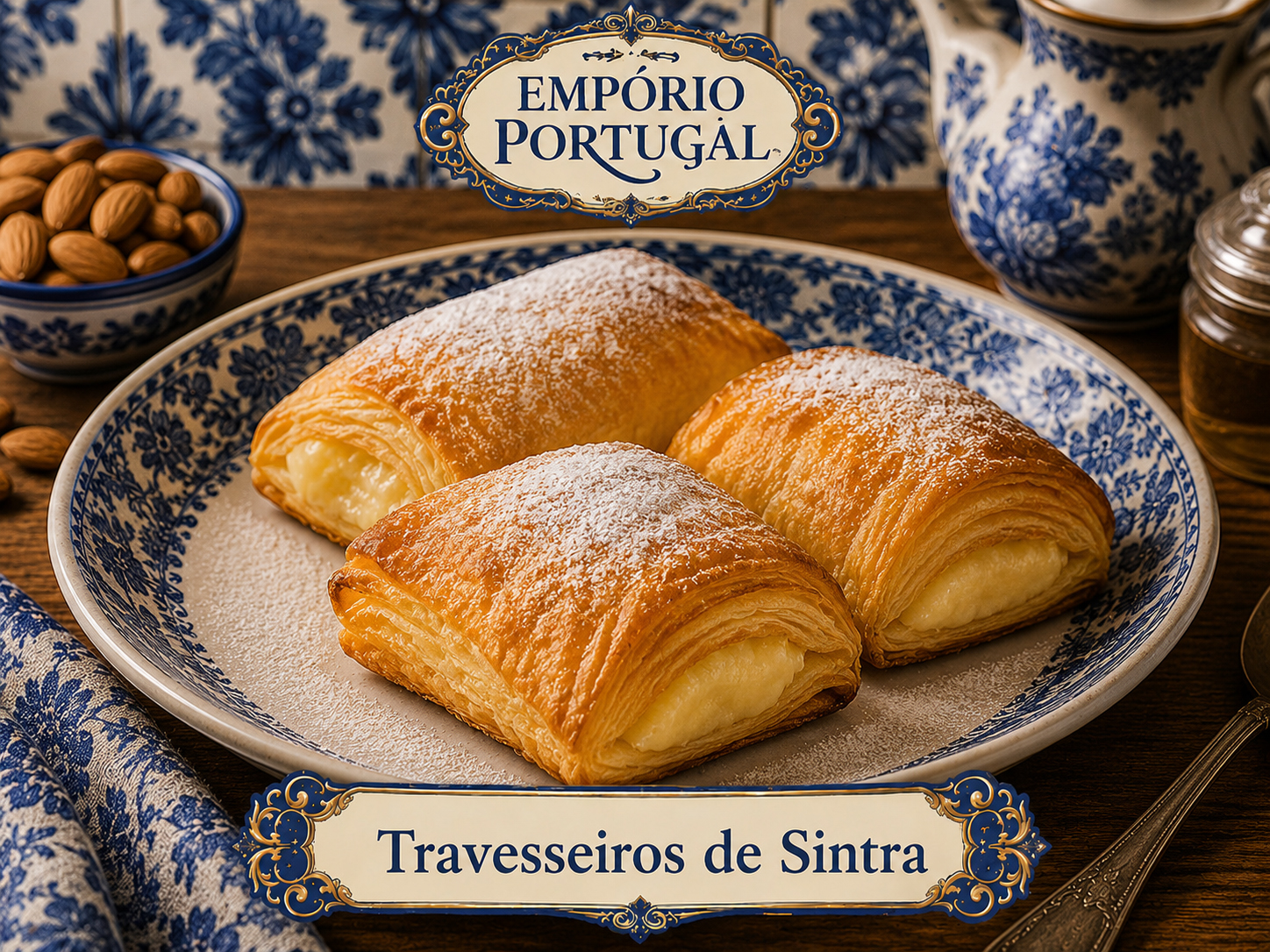 Foto de Travesseiros de Sintra - doce portugues tradicional