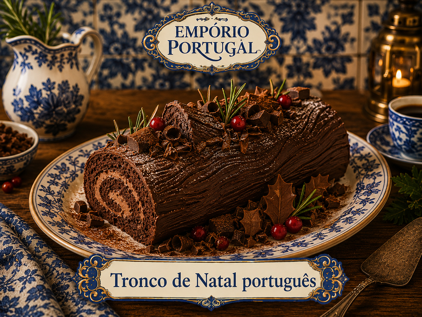 Foto de Tronco de Natal português - doce portugues tradicional