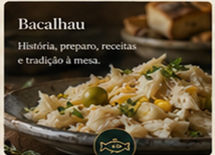 Bacalhau à mesa portuguesa — prato tradicional